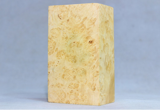 Stabilized Maple Burl Wood Mod Block